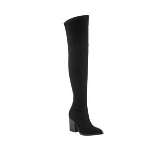 Marc Fisher Meyana Over The Knee Boot Black Suede